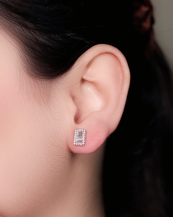 Silver Eternal Radiance Earrings - Image 2