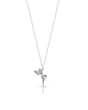 Silver Fairy Grace Pendant Necklace