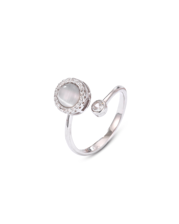 Silver Celestial Halo Silver Ring