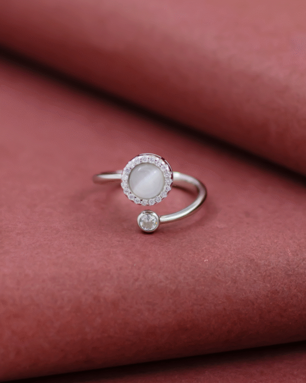 Silver Celestial Halo Silver Ring - Image 3