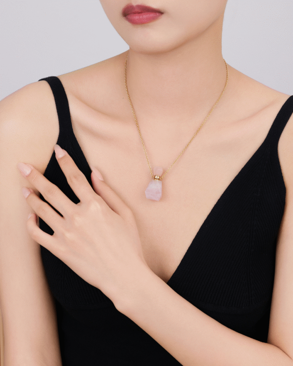 Silver Ethereal Essence Perfume Bottle Pendant - Image 2