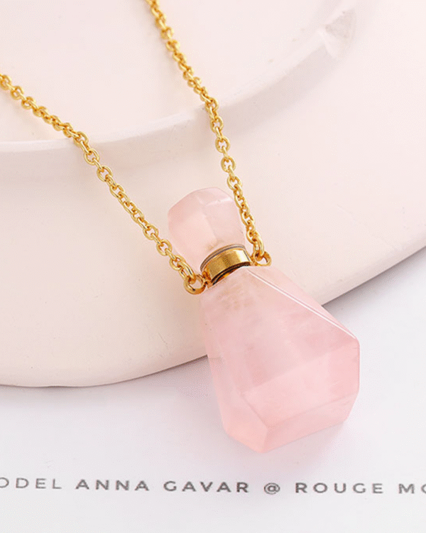 Silver Ethereal Essence Perfume Bottle Pendant - Image 3