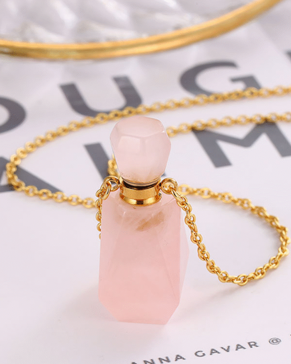 Silver Ethereal Essence Perfume Bottle Pendant - Image 4