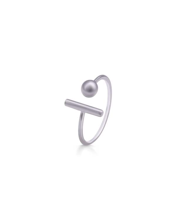 Silver Minimalist Chic Ring