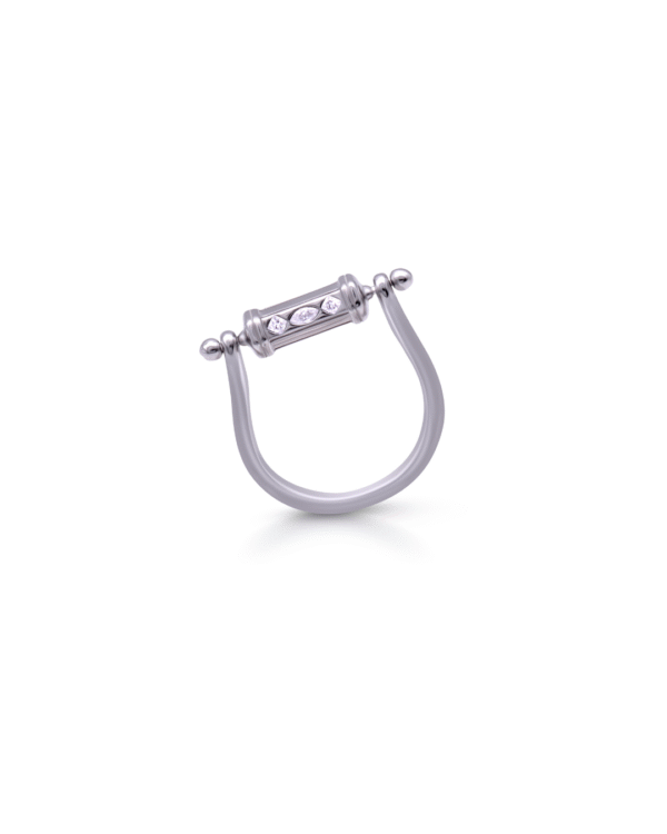 Silver Royal Scroll Ring