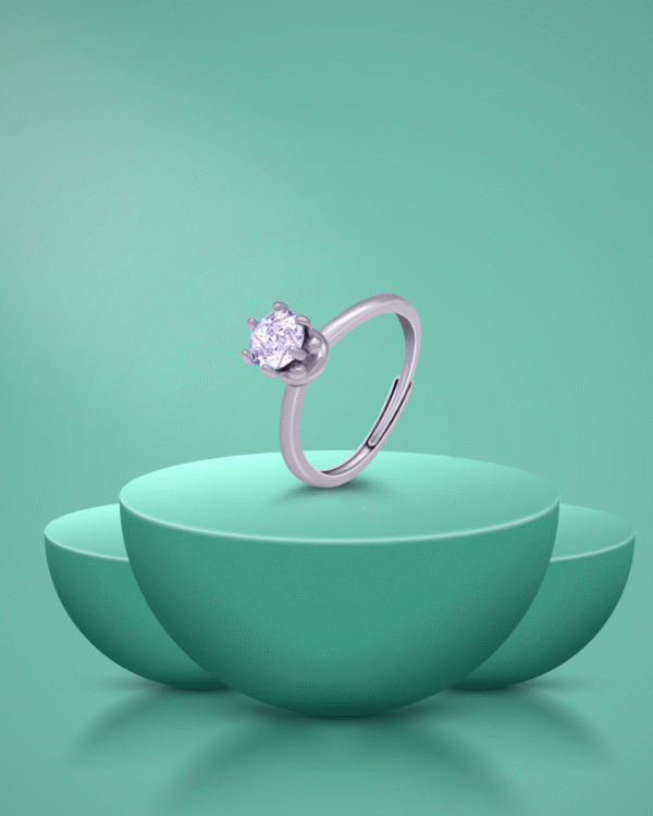 Silver Timeless Spark Silver Ring - Image 3