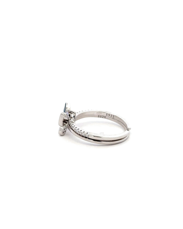Silver Mystic Butterfly Elegance Ring - Image 7