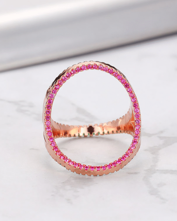 Silver Trinity Elegance Convertible Ring - Image 8