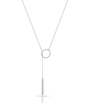 Silver Minimalist Elegance Pendant Necklace