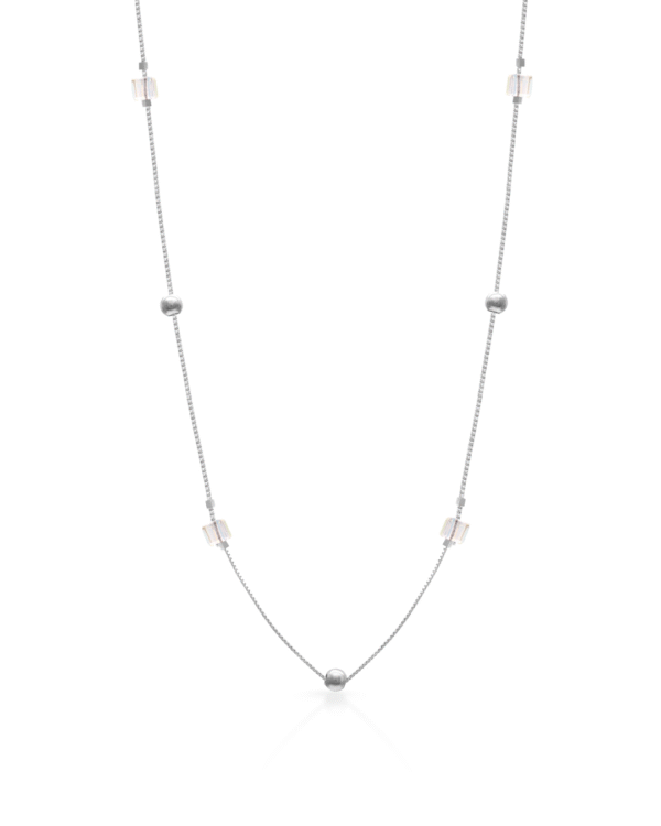 Silver Celestial Flow Pendant Necklace