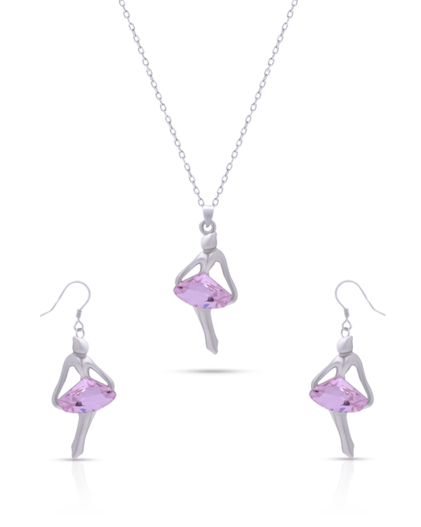 Silver Ballerina Grace Chain Set