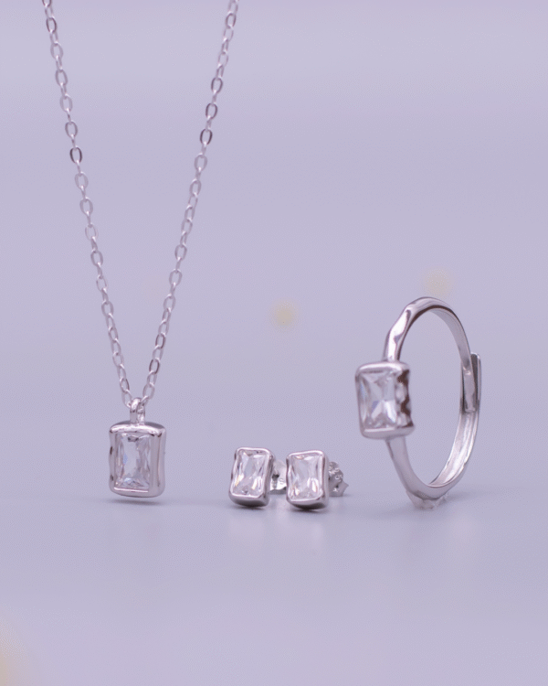 Silver Radiant Elegance Chain Set - Image 6